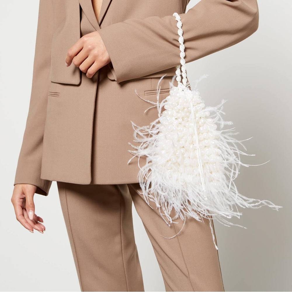 Cult Gaia Dory Feather Bag